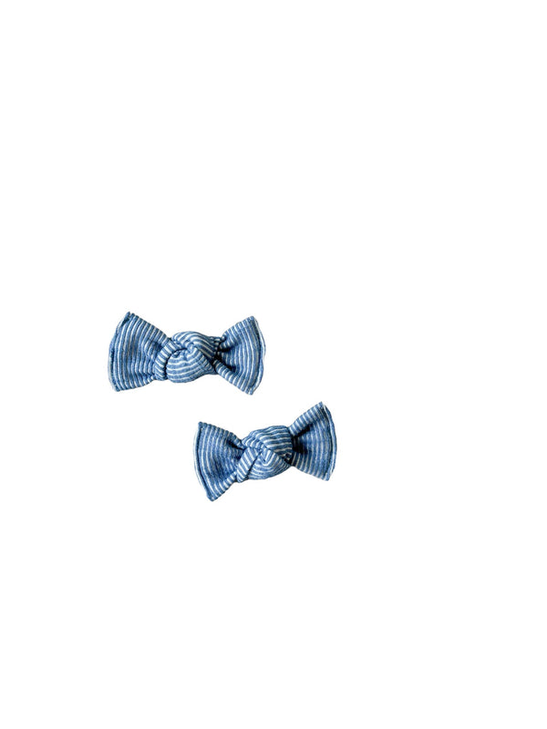 navy-blue-ribbed-knot-bow Boosh Baby - Sophia's Style-1